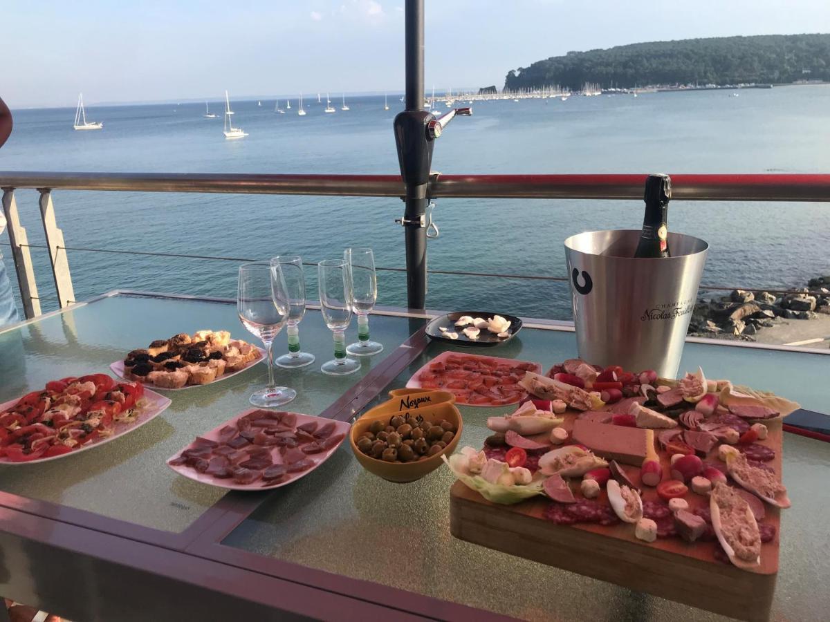 Appartement Cosy Les Pieds Dans L'Eau, Vue Mer Exceptionnelle Crozon Exterior foto
